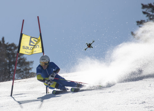 Skier Vs Drone