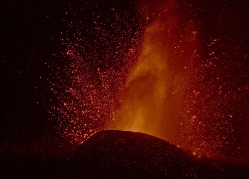 Un volcán habitado
